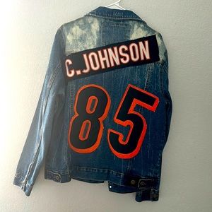Custom Denim Jacket C Johnson 85